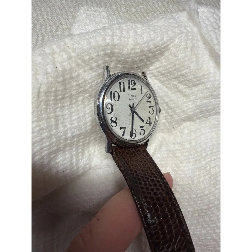Vintage TIMEX Mercury Easy Reader Taiwan Men's 34mm Watch Movement PARTS REPAIR